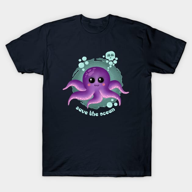 Save The Ocean T-Shirt by Sasyall